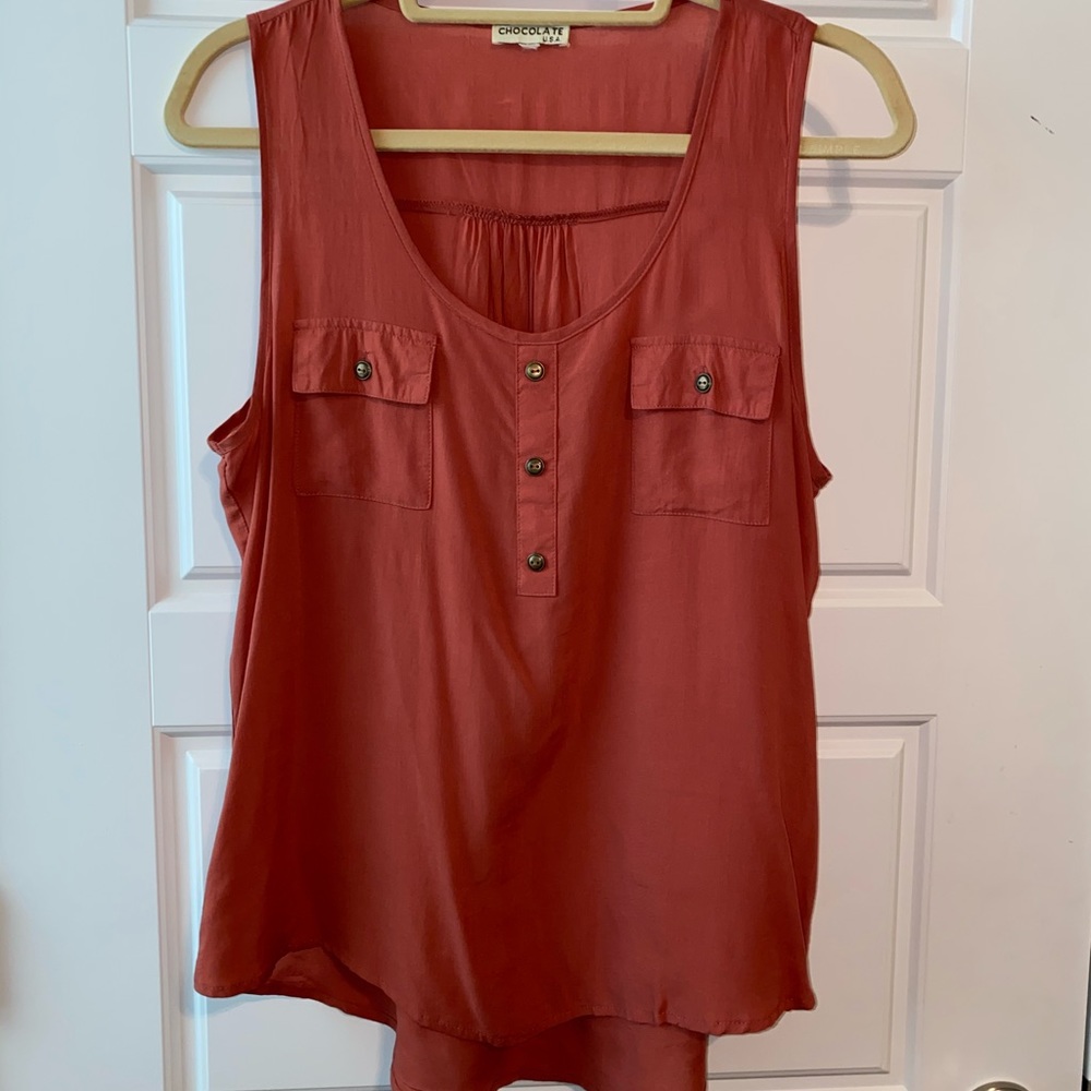 Burnt orange tank